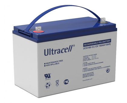 Гелевий аккумулятор ULTRACELL UCG100-12 GEL 12V 100 Ah