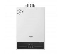 Колонка газовая турбированная KOER 20 кВт KWH.G0312 TURBO WHITE БЕЛАЯ