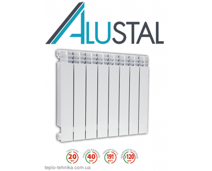 Биметаллический радиатор Fondital Alustal 500/100