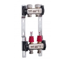 Коллектор теплого пола ROHO R804-02 - 1"х 2 выхода