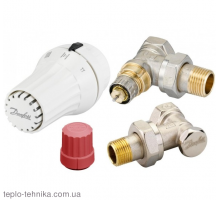 Комплект угловой Danfoss RA-N + RAE-C + RLV-S 1/2" (013G5173)