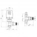 Комплект термостатический угловой ICMA KIT G 1100+774-940+805-940