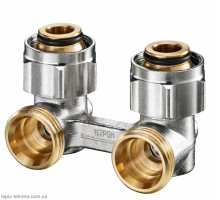 Узел нижнего подключения угловой OVENTROP Multiflex F ZB