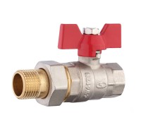 Кран шаровый Solomon PN 40 3/4" с американкой