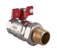 Кран шаровый Solomon PN 40 1" с американкой