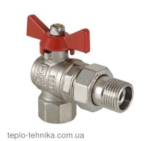 Кран шаровый угловой Valtec Base VT.228.N.04 1/2" с американкой