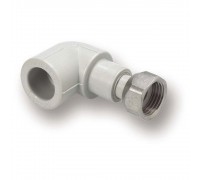 Уголок PPR Ekoplastik с накидной гайкой 20х1/2 SKOM02020X
